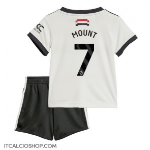 Manchester United Mason Mount #7 Terza Maglia Bambino 2024-25 Manica Corta (+ Pantaloni corti)